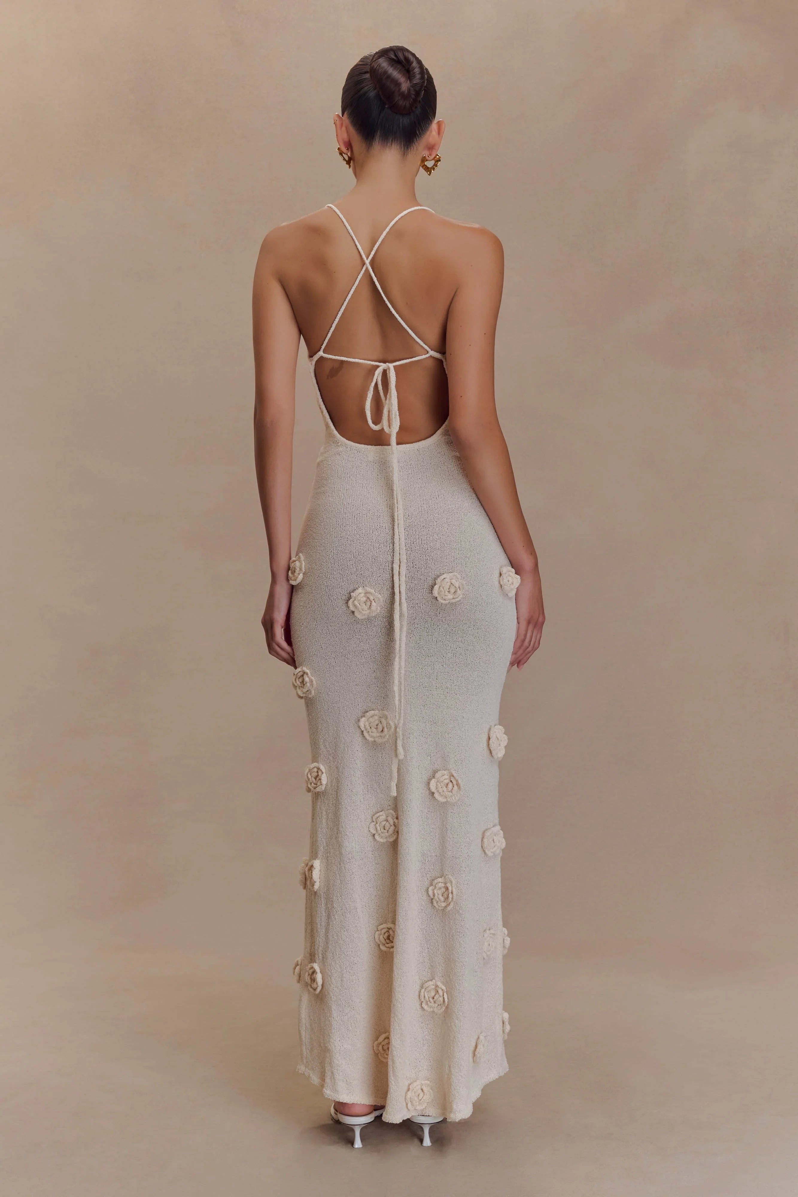 Slinky Beaded Maxi Dress
